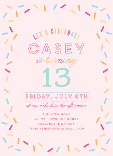 birthday invitations birthday party invites basic invite