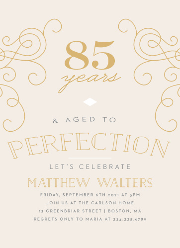 formal birthday invitations match