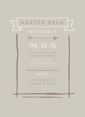 baby boy birth announcements photo and no photo announcements