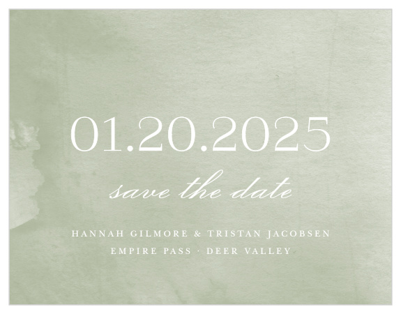 Winter Wonderland Save-the-Date Cards are an unforgettable way to give your guests the advanced notice they need. 