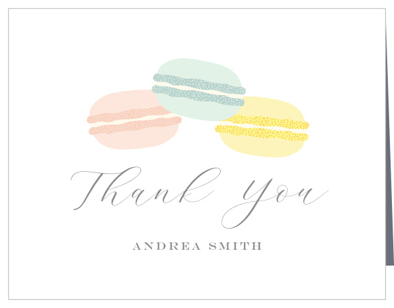 French Thank You Cards Match Your Color Style Free