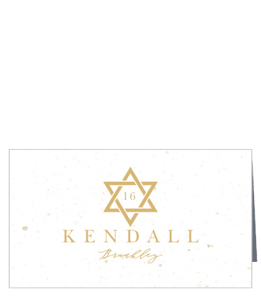 Jewish Star Wedding Programs By Basic Invite