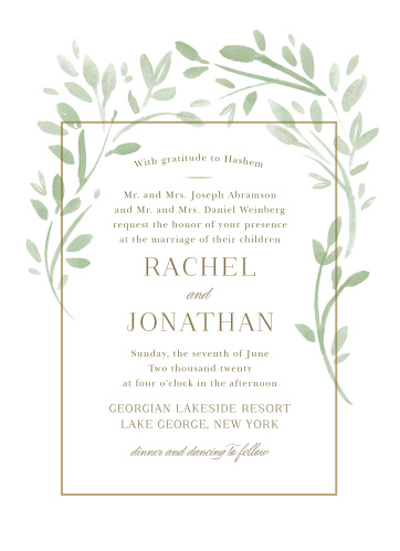 elegant wedding invitations match