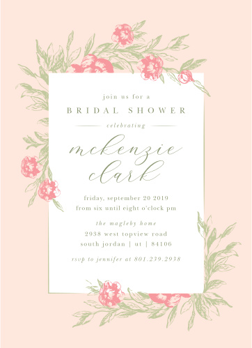 bridal shower invitations wedding shower invitations basicinvite