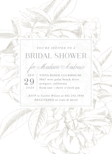 bridal shower invitations wedding shower invitations basicinvite