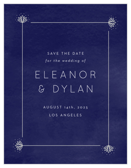 Our Classic Texture Save the Date Cards are a perfectly gorgeous way to announce the special day.