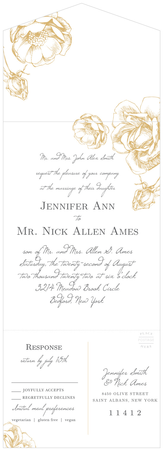 Seal and Send All In One Wedding Invitations 100+ Designs