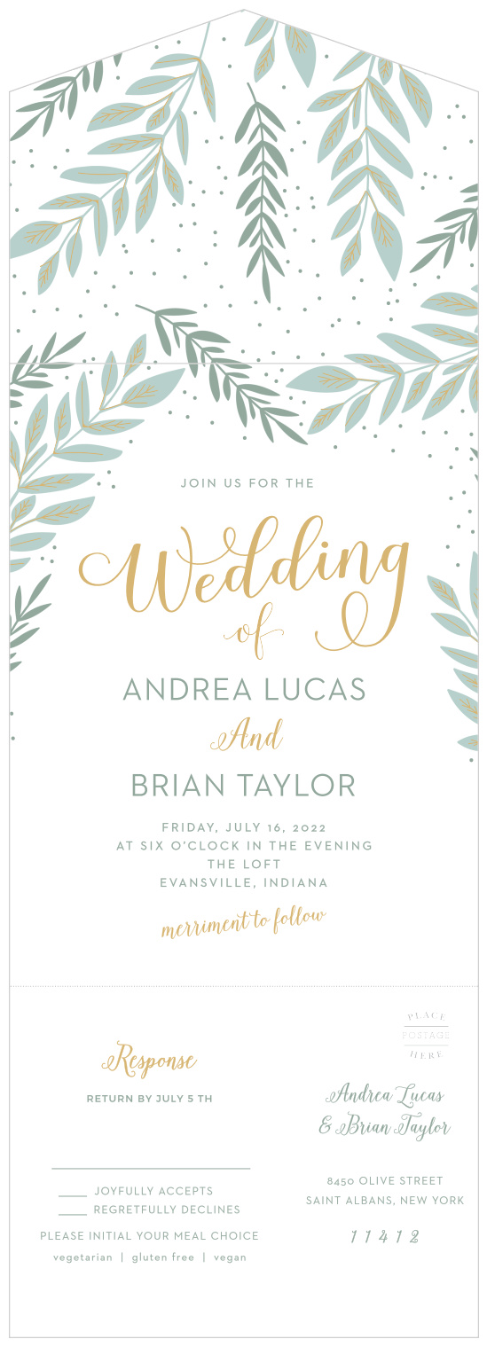 Seal and Send All In One Wedding Invitations | 100+ Designs