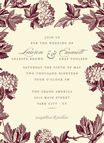 wedding invitations match your color style free