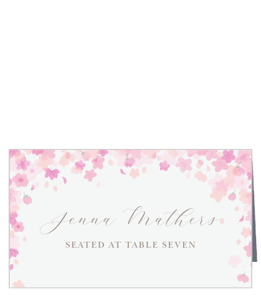 Have your guests know exactly where to be with our Cherry Blossoms Place Cards!