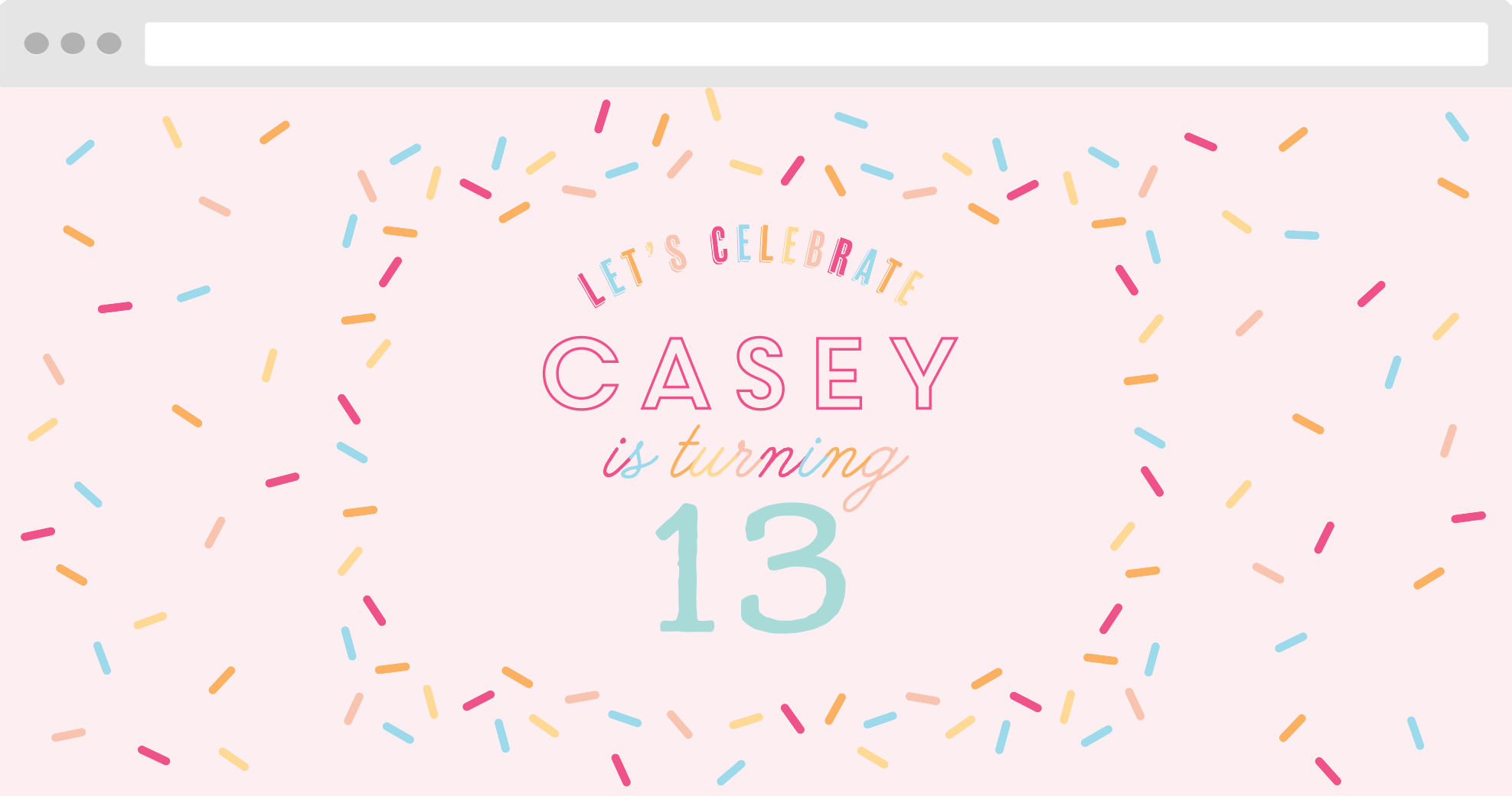 100% Free Birthday Party Websites | Match Your Colors & Style! - Basic