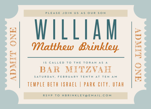 bar mitzvah invitations match your colors style free basic invite