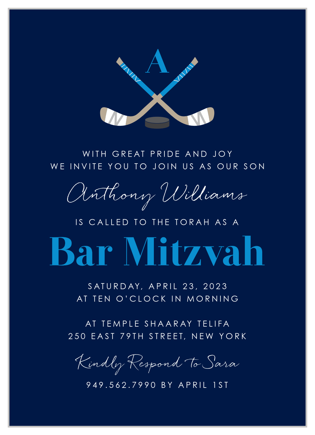 bat mitzvah invitations