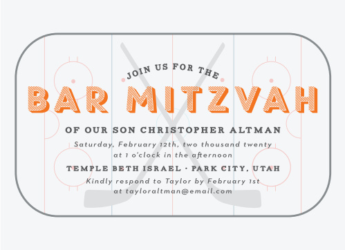 bar mitzvah invitations match your colors style free basic invite