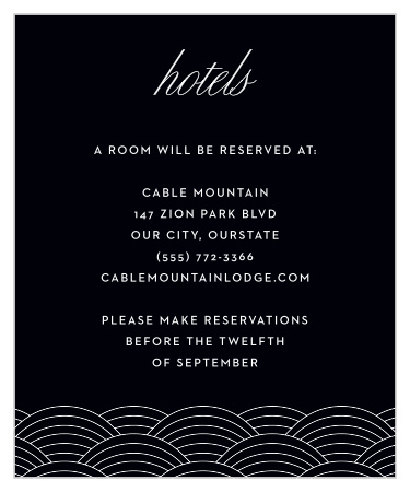 Las Vegas Skyline Save the Date Cards by Basic Invite