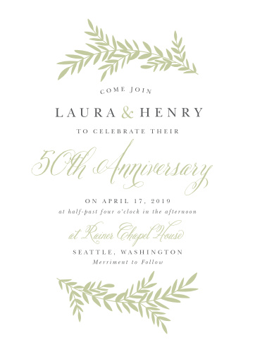 Vow Renewal Invitations Renew Your Love With Basic Invite