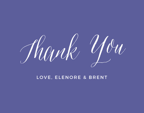 Wedding Thank You Cards & Wedding Thank You Notes by Basic Invite