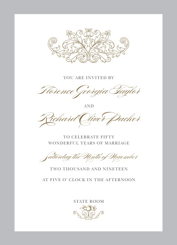 Vow Renewal Invitations Renew Your Love With Basic Invite