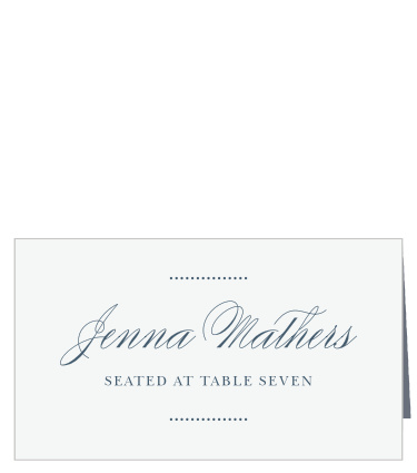 wedding table name cards printed