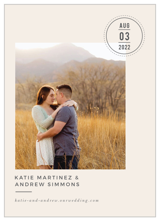 Bring together your friends and family with our Modern Stamp Wedding Invitations.