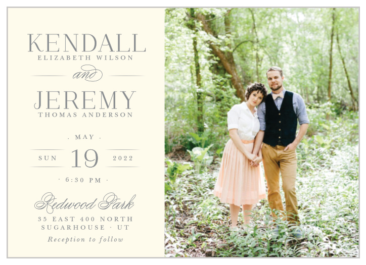 You'll love the vintage charm of the Classic Elegance Wedding Invitations!