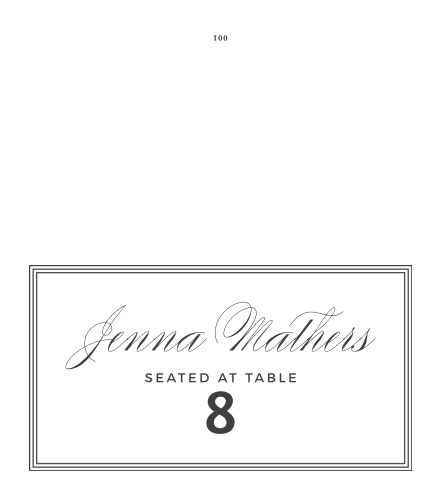 wedding place cards free