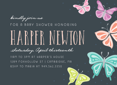 Butterfly Baby Shower Invitations Match Your Color Style Free Butterfly Baby Shower Invitations Match Your Color Style Free