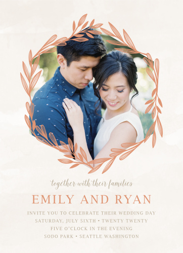 Geometric Wedding Invitations Match Your Color Style Free