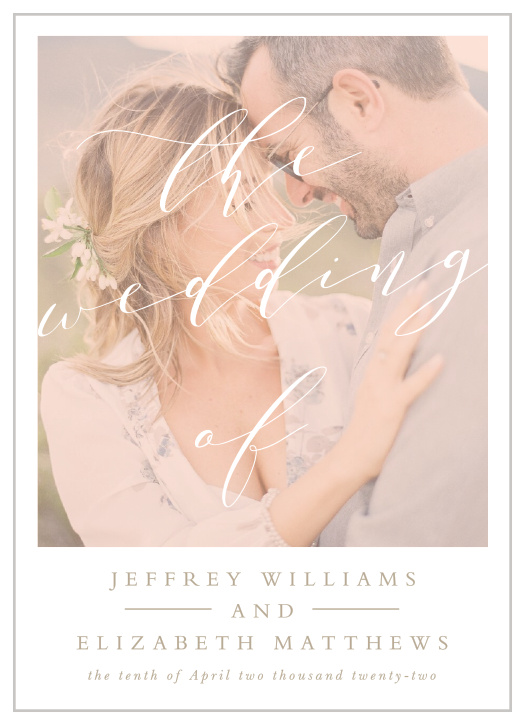 Our Modern Polaroid Wedding Invitations are dreamy and romantic!