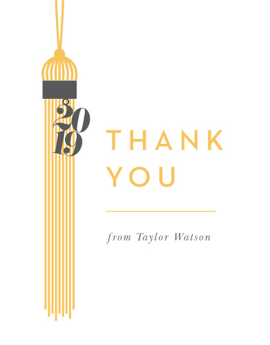 graduation thank you cards match your color style free basic invite