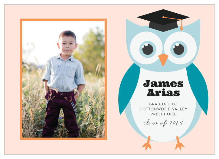 Preschool Graduation Announcements Invitations Match Your Color Style Free