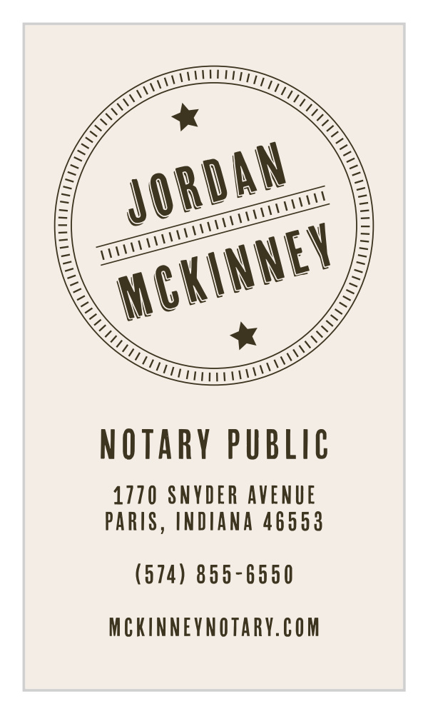 notary public business cards up