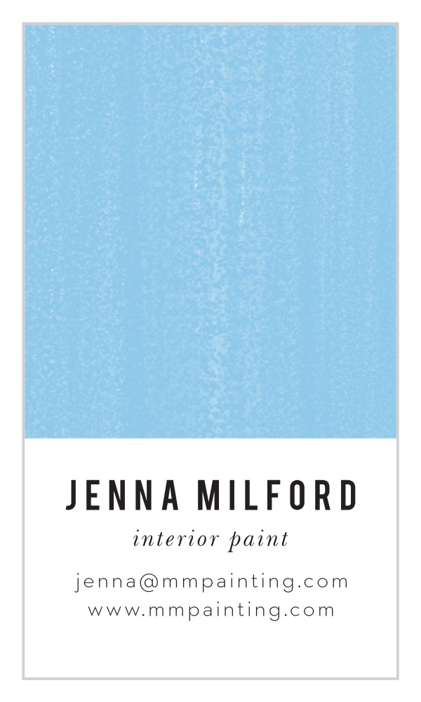 Paint Shop Business Cards by Basic Invite