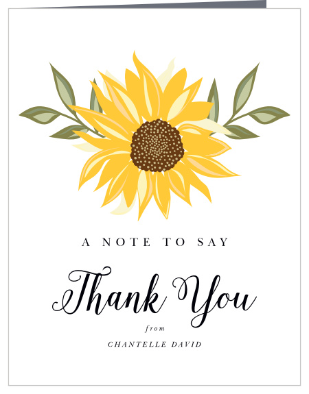 Sunflower and Pumpkin Thank you Card PRINTABLE Thank you Sunflower Thank you Card Template Digital Download Fall Thank you Card 0297