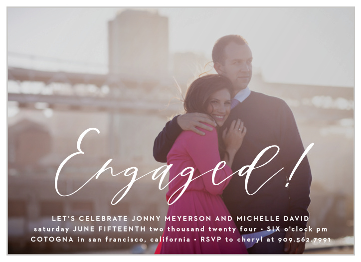 Engagement Party Invitations 15 Off Super Cute Designs Basic Invite