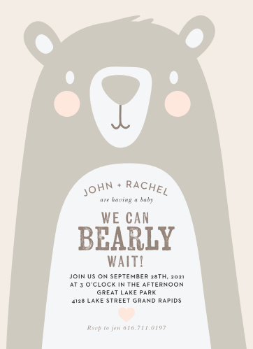 Baby Shower Invitations For Boys Basic Invite