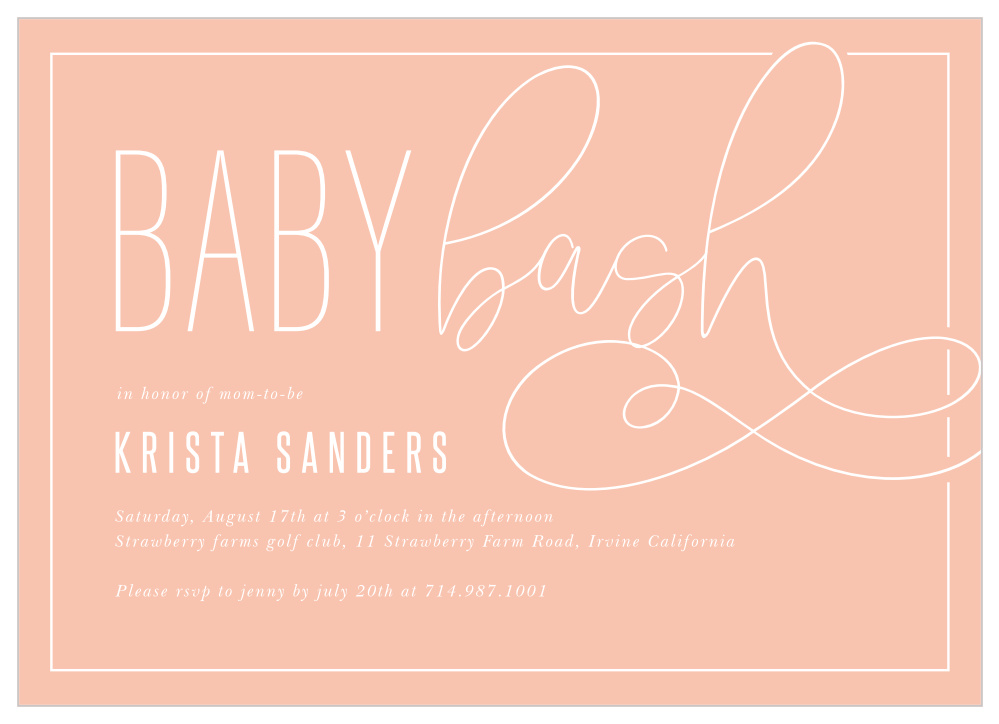 Baby Bash Baby Shower Invitations By Basic Invite