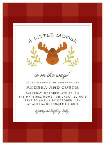 burgundy baby shower invitations