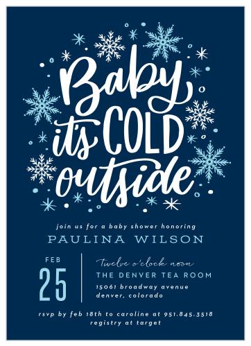 outdoor themed baby shower invitations