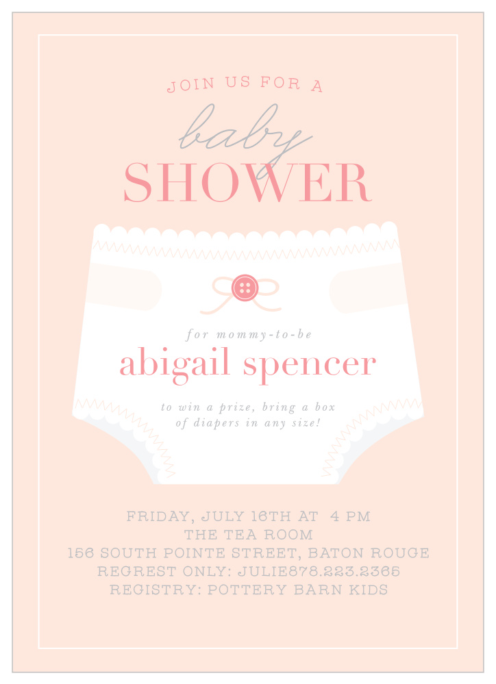 diaper shower