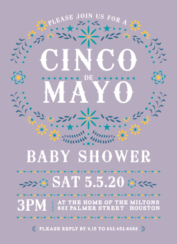 Taco Baby Shower Invitations Match Your Color Style Free