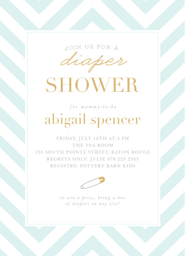 Diaper Baby Shower Invitations Match Your Color Style Free