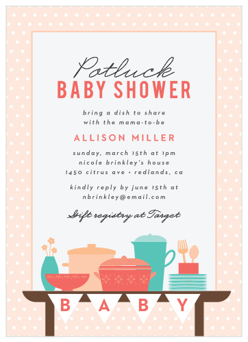 Baby Shower Brunch Invitations - Amazon Com Brunch Baby Shower ...