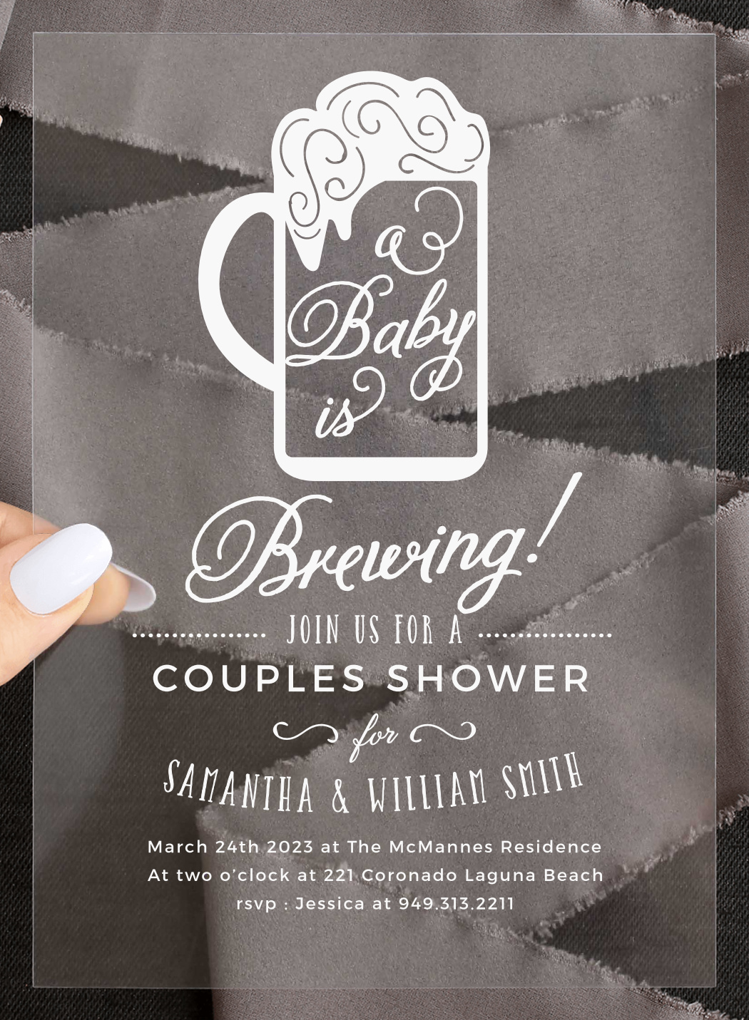 baby brewing invitations