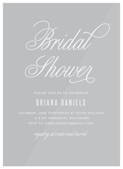 Bridal Shower Invitations & Wedding Shower Invitations BasicInvite