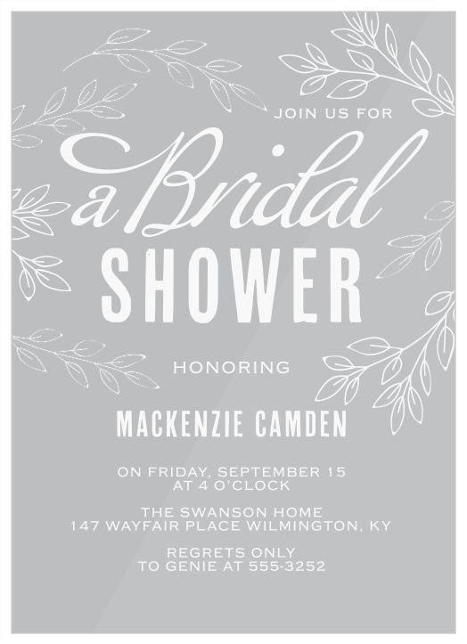 Bridal Shower Invitations & Wedding Shower Invitations BasicInvite