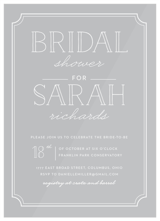Bridal Shower Invitations & Wedding Shower Invitations BasicInvite