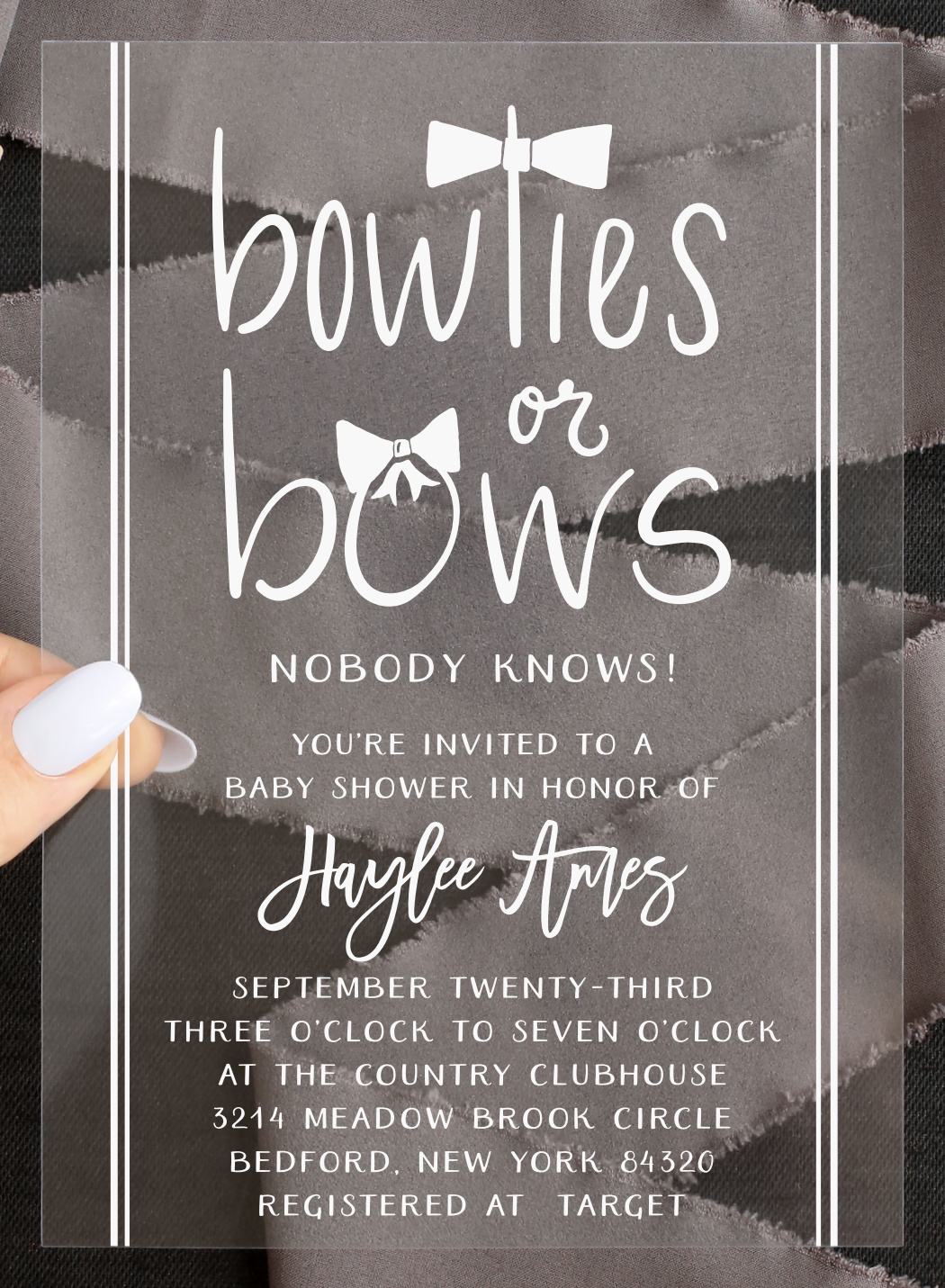 baby shower guest book target