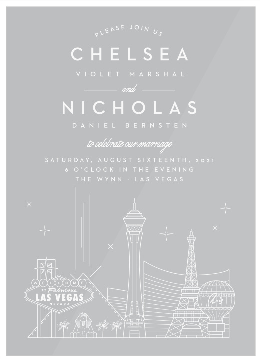 Las Vegas Electronic Invitation Set Template Hen Party Itinerary Schedule Evite Wedding Events PPW38 VEGAS Bridal Shower Details