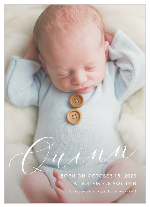 beautiful baby announcements
